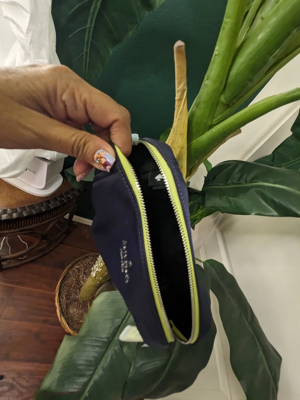 Kate ♠️ Spade Chelsea Colorblock New York Navy Medium Cosmetic Pouch